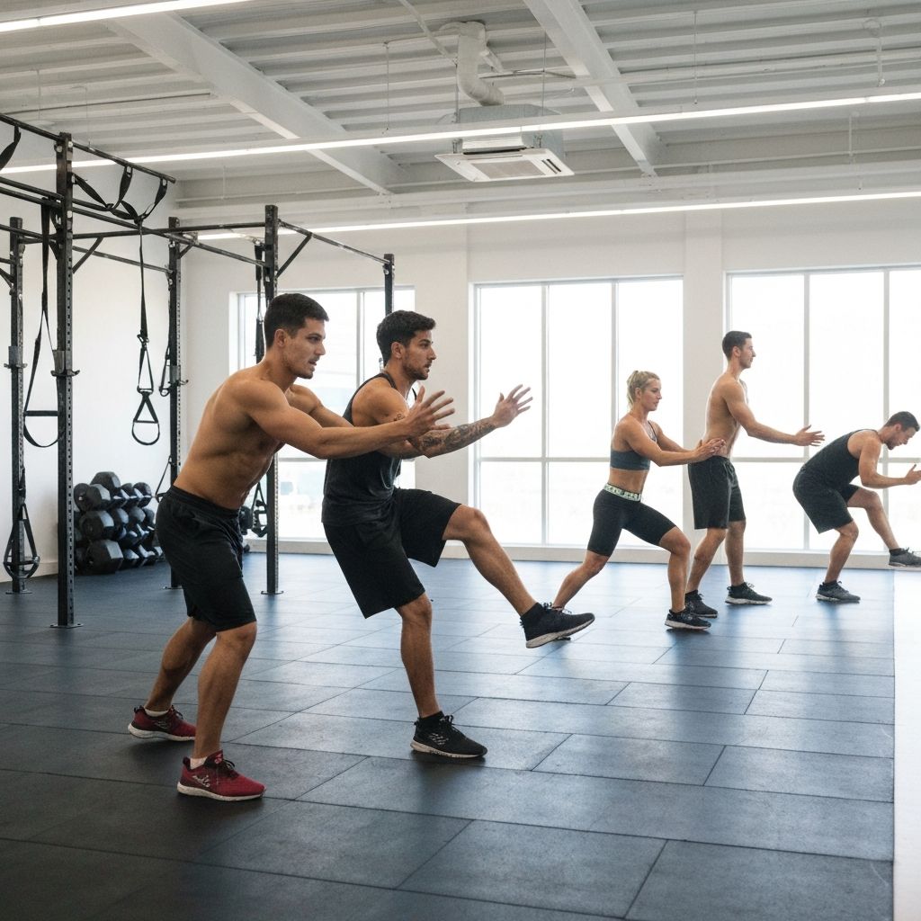 Menschen in dynamischer Bewegung
